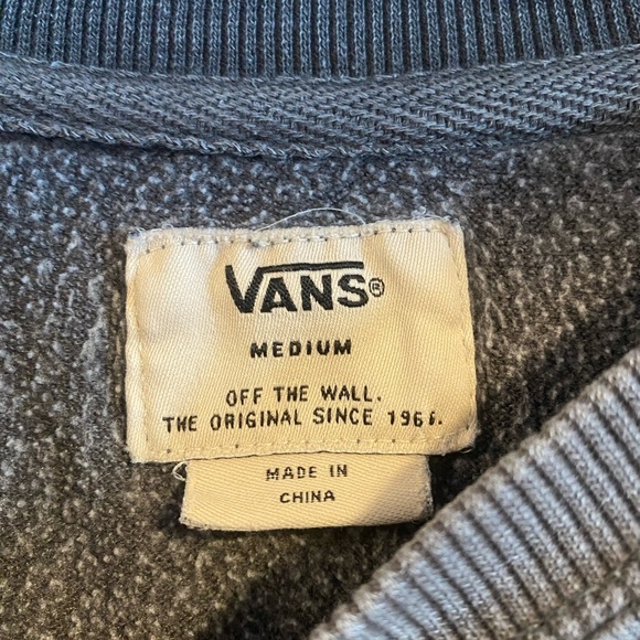 Grey Vans Crewneck Large - Picture 2 of 3